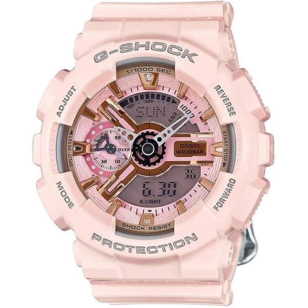 Sports Watch Gold and Pink Dial Pink Quartz Ladies
