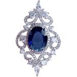 SELOVO Wedding Formal Accessory Cubic Zirconia Brooch Pendant Pin