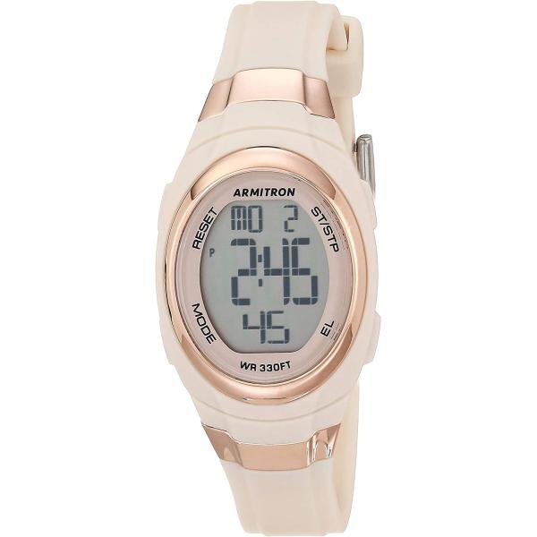 Armitron Sport Women's Digital Chronograph Resin Strap Watch, 45/7034