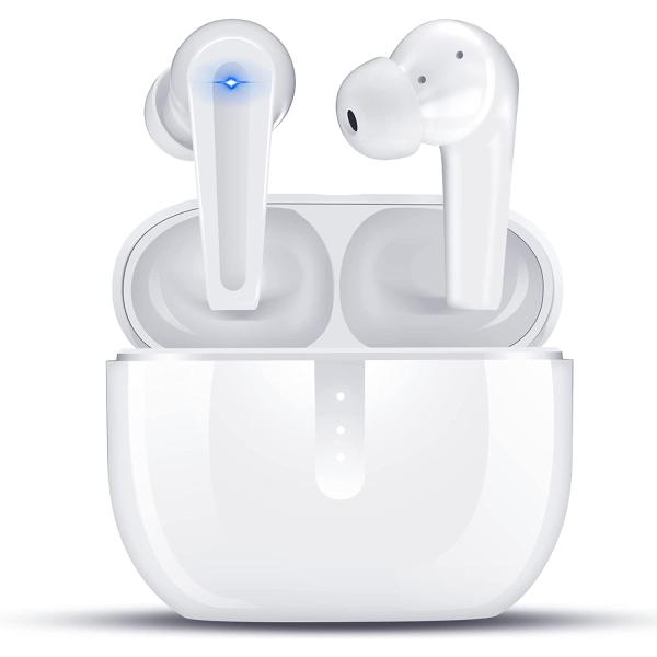 layajia Wireless Earbuds, Wireless Headphone Noise Cancelling with Bluetooth 5.1, Touch Control, 20H Playtime, IPX7 in-Ear Earphones for iPhone Android