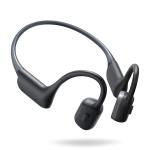 LAKKA Bone Conduction Headphones, Open-Ear Headphones Bluetooth 5.3 Sport Headset with Mic, IPX5 Waterproof Sweatproof Lightweight Wireless Earphone for Running Cycling Driving Workouts, with Earplugs