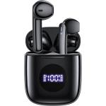 Bluetooth Headphones V5.3 Wireless Earbuds 50Hrs Battery Life with Wireless Charging Case & LED Power Display Deep Bass IPX7 Waterproof Earphones Microphone Stereo Headset for TV Smart Phone Laptop