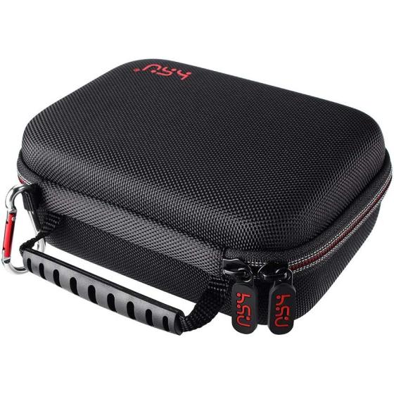 HSU Small Case for GoPro Hero 11/10/9/8, Hero7 Black,6,5, 4, 3+, 3,Hero(2018) Carrying Case for Action Cameras and GoPro Accessories(Small Size Red)