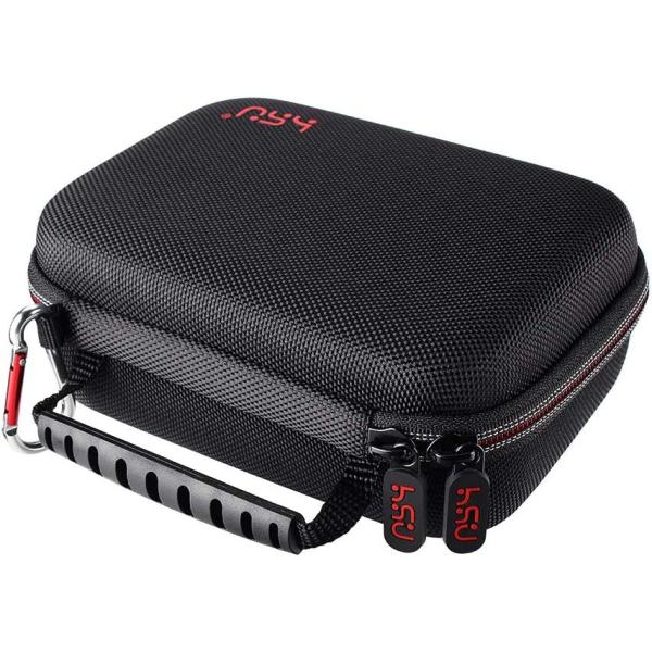 HSU Small Case for GoPro Hero 11/10/9/8, Hero7 Black,6,5, 4, 3+, 3,Hero(2018) Carrying Case for Action Cameras and GoPro Accessories(Small Size Red)