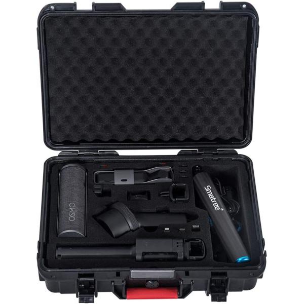 Smatree 10.2L Hard Waterproof Case Bag Compatible with DJI Osmo Pocket 2/DJI Osmo Pocket Camera, Extension Rod, Charging Case, Wireless Module and Accessories