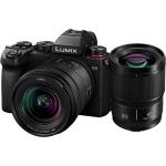 Panasonic LUMIX S5 Full Frame Mirrorless Camera, 4K 60P Video Recording with S 20-60mm F3.5-5.6 Lens Kit (DC-S5KK) + S 85mm F1.8 L Mount Interchangeable Lens (S-S85)