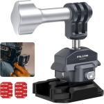 Falcam F22&F38 Quick Release Ball Head Clip Kit for Action Camera, Camera Helmet Chest Mounting Adapter with Adhesive Pad, 22mm Aluminum Camera Accessory Kit for Photographer, Fits for GoPro and DJI
