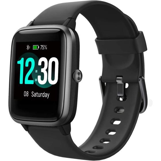Fitness Tracker with Heart Rate Monitor, Fitpolo Smart Watch 1.3 inches Color Touch Screen IP68 Waterproof Step Calorie Counter Sleep Monitoring Pedometer Watches Activity Tracker for Women Men Kids