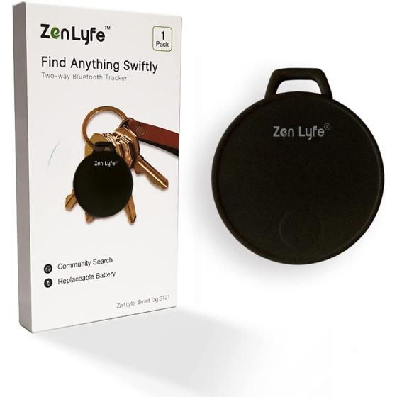 SwiftFinder Keys Finder, Bluetooth Tracker and Item Locator for Keys, Bags, Wallets, Luggage, Pet and More; Water Resistance with 6 Months Replaceable Battery