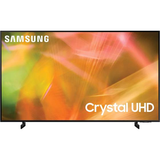SAMSUNG 50-Inch Class Crystal 4K UHD AU8000 Series HDR, 3 HDMI Ports, Motion Xcelerator, Tap View, PC on TV, Q Symphony, Smart TV with Alexa Built-In (UN50AU8000FXZA, 2021 Model)