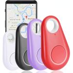 Smart Tracker 4 Pack, Key Finder Locator Wireless Anti Lost Alarm Sensor Device Remote Finder, for Kids Locating Phone Keys Wallets Luggage Item Finder
