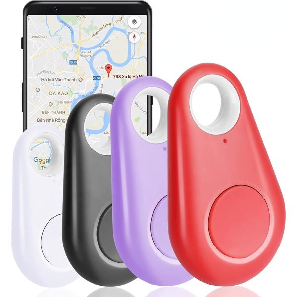 Smart Tracker 4 Pack, Key Finder Locator Wireless Anti Lost Alarm Sensor Device Remote Finder, for Kids Locating Phone Keys Wallets Luggage Item Finder