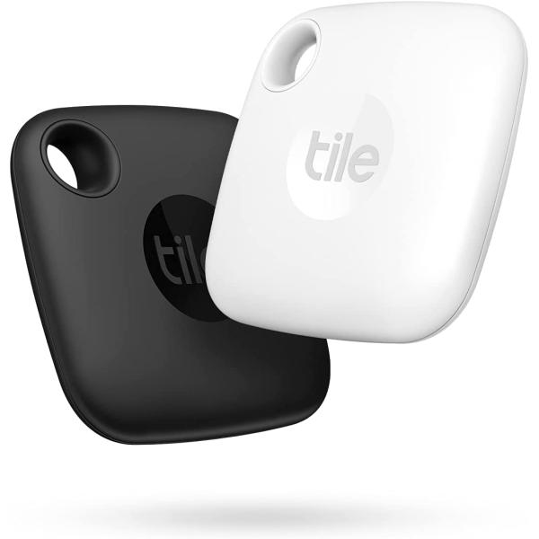 Tile Mate 2-Pack. Bluetooth Tracker, Keys Finder and Item Locator for Keys, Bags and More; Up to 250 ft. Range. Water-Resistant. Phone Finder. iOS and Android Compatible.