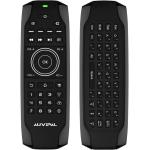 AuviPal G9F Backlit Mini Bluetooth Keyboard, Replacement Remote Control with 21 IR Keys for TV Stick 4K, Chromecast Google TV, NVIDIA Shield, Android Box and Insignia Smart TV