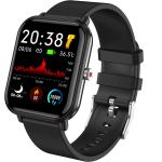 Smart Watch, 44mm Fitness Tracker Watch with 24 Sports Modes, 5ATM Swimming Waterproof, Sleep Monitor Step Calorie Counter, 1.7" HD Touchscreen Smartwatch for Men Women iPhone IOS Android Compatiable