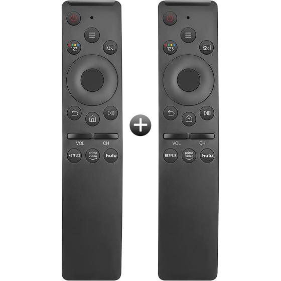 【Pack of 2】 New Universal Remote Control for All Samsung TVs,Compatible with Samsung Frame Crystal UHD Neo QLED OLED 4K 8K Smart TVs with Netflix, Prime Video, hulu