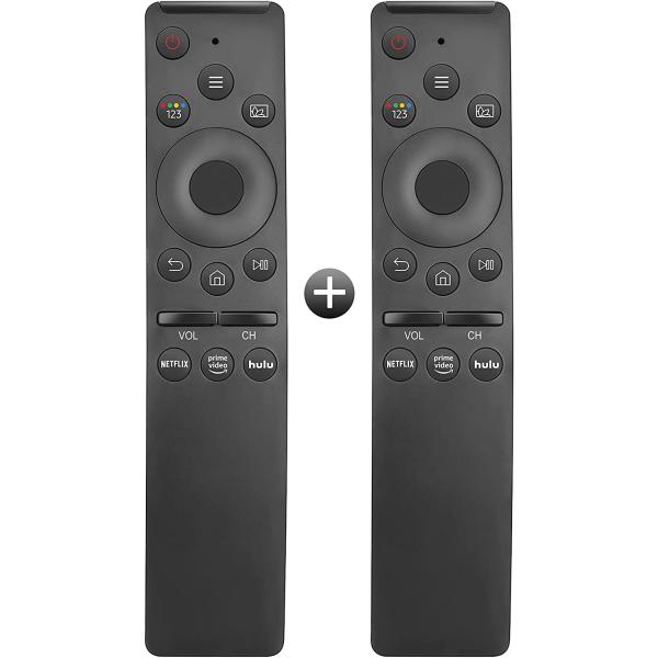 【Pack of 2】 New Universal Remote Control for All Samsung TVs,Compatible with Samsung Frame Crystal UHD Neo QLED OLED 4K 8K Smart TVs with Netflix, Prime Video, hulu