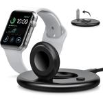 Compatible with Apple Watch Charger Stand - iWatch Charger, Foldable & Portable iWatch Charging Station for Apple Watch Ultra, SE, Series 8/7/6/5/4/3, (49/45/44/42/41/40/38mm), [Nightstand Mode]