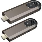 Topbuy Wireless HDMI Transmitter and Receiver, Designed for Laptops,PC,Plug & Play,HDMI Dongle Adapter ,Support 2.4/5GHz for Streaming Video/Audio from Laptop, PC to HDTV/Projector