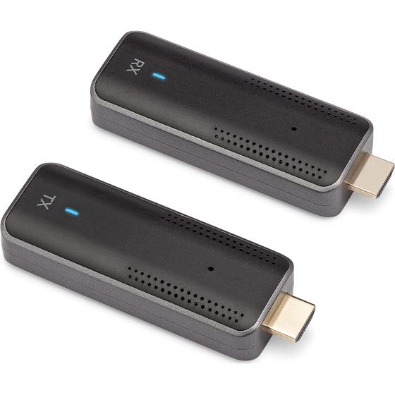 ClearClick Mini Wireless HDMI Transmitter & Receiver Kit - Transmit HDMI Video Up to 1080P - Transmit from HDMI, Phone, or Tablet - Up to 150' Range