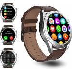 AHWOO Smart Watches for Men Women(Make/Answer Call)，Activity Trackers and Smartwatches with Heart Rate,Sleep,Blood Oxygen Monitor，Waterproof Fitness Smart Watch for Android iPhone Compatible