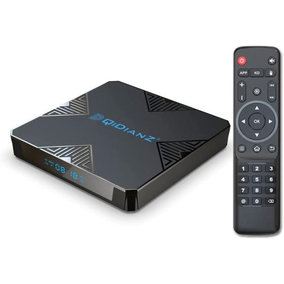 Android 12.0 TV Box,Smart TV Box 2GB 16GB Allwinner H618,Media Player Quad Core 64-bit Support 4K 2.4G&5.8G WiFi 6/BT5 Set Top Box