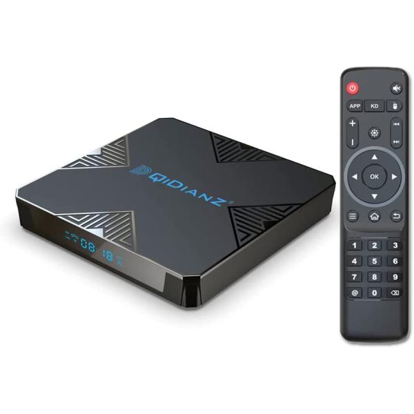 Android 12.0 TV Box,Smart TV Box 2GB 16GB Allwinner H618,Media Player Quad Core 64-bit Support 4K 2.4G&5.8G WiFi 6/BT5 Set Top Box