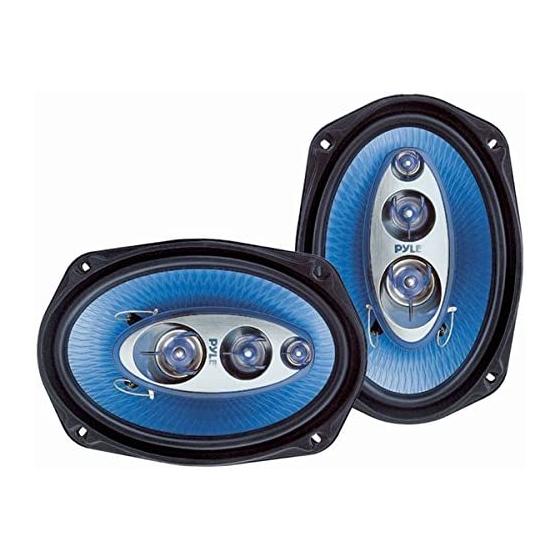 Pyle 6''x 9'' 400 Watt Four-Way Speakers (Pair) PL6984BL