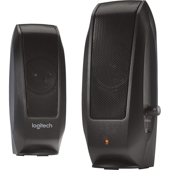 Logitech S120 2.0 Stereo Speakers, Black