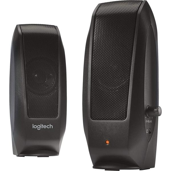 Logitech S120 2.0 Stereo Speakers, Black