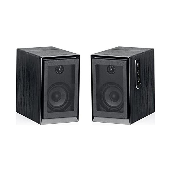 Sykik Pro, SP2551BT Powered Monitor Speakers W/High Definition (HD) Sound and Wireless Bluetooth Connection, Specially Design to Perform with Today's Turntable Systems. (Pair) Sp2551Btbt