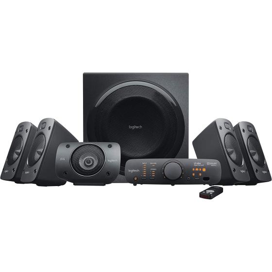Logitech Z906 5.1 Surround Sound Speaker System - THX, Dolby Digital and DTS Digital (Renewed)