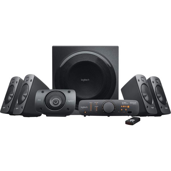 Logitech Z906 5.1 Surround Sound Speaker System - THX, Dolby Digital and DTS Digital (Renewed)