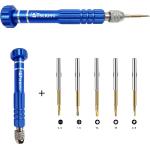 5-in-1 Multifunctional Small Screwdriver, PTSLKHN Eyeglass Screwdriver, S2 Steel Magnetic Screwdriver Kit for Eyeglass, Sunglasses, Electronics, Cellphone, Jewelry and More