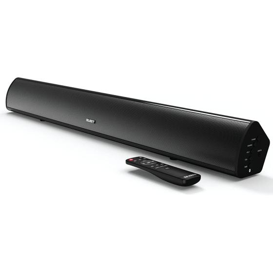 Majority Teton Sound Bar for TV | 120W Powerful Stereo 2.1 Channel Sound | Home Theatre 3D Soundbar with Built-in Subwoofer | HDMI ARC, Bluetooth, Optical, RCA, USB & AUX Playback and Remote Control