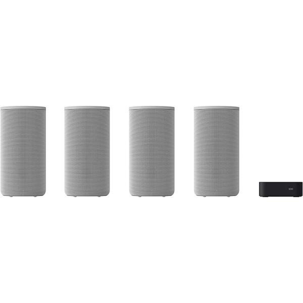 Sony HT-A9 7.1.4ch High Performance Home Theater Speaker System Multi-Dimensional Surround Sound Experience with 360 Spatial Sound Mapping, works with Alexa and Google Assistant
