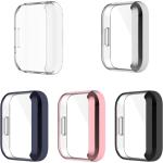 Screen Protector Compatible with Mi Redmi Watch 2 Lite Cases Smartwatch Accessories TenCloud Covers Scratched Resistant Full Protective Cover Screen Protectors for Xiaomi Redmi Watch 2 Lite (5 Colors)