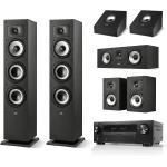 Polk Dolby Atmos Home Theater System Bundle with Denon AVR-S570BT