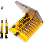 45 in 1 Mini Screwdriver Set, VCOO Torx Bit Tools Set, Small Precision Screwdriver Kit with Tweezers & Extension Shaft for Repair or Maintenance