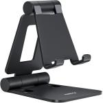 Nulaxy Dual Folding Cell Phone Stand, Fully Adjustable Foldable Desktop Phone Holder Cradle Dock Compatible with Phone 14 13 12 11 Pro Xs Xs Max Xr X 8, Nintendo Switch, Tablets (7-10"), All Phones