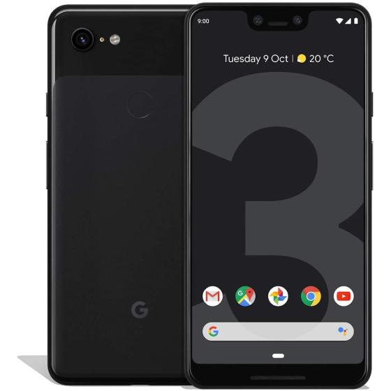 Google Pixel 3 XL 64GB Unlocked GSM & CDMA 4G LTE Android Phone w/ 12.2MP Rear & Dual 8MP Front Camera - Just Black (Renewed)