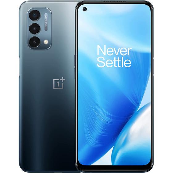 OnePlus Nord N200 | 5G Unlocked Android Smartphone U.S Version | 6.49" Full HD+LCD Screen | 90Hz Smooth Display | Large 5000mAh Battery | Fast Charging | 64GB Storage | Triple Camera,Blue Quantum
