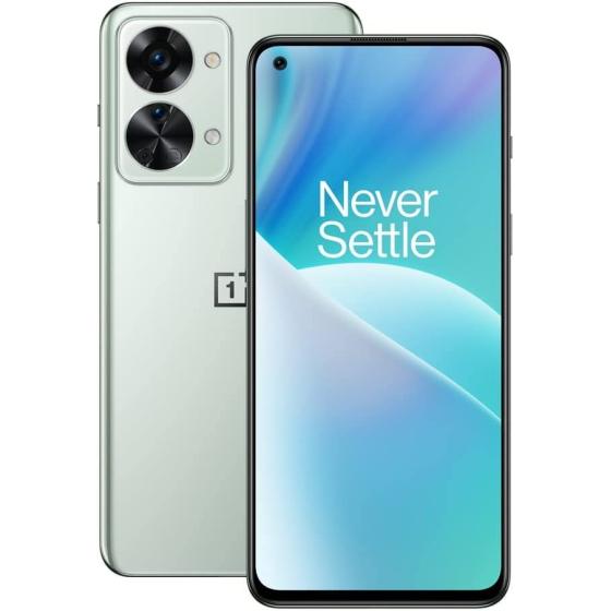 OnePlus Nord 2T 5G Dual-Sim 128GB ROM + 8GB RAM (GSM only | no CDMA) Factory Unlocked 5G Smartphone (Jade Fog) - International Version
