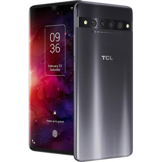 TCL 10 Pro Unlocked Android Smartphone with 6.47" AMOLED FHD + Display, 64MP Quad Rear Camera System, 128GB+6GB RAM, 4500mAh Fast Charging Battery