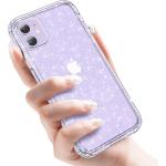CASEKOO Crystal Glitter Designed for iPhone 11 Case, [Not Yellowing] [Military Grade Drop Tested] Bling Clear Shockproof Protective Phone Case Thin Slim Cover for Women (6.1'') 2019 -Twinkle Stardust