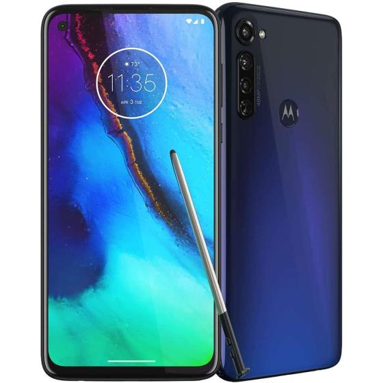 Moto G Stylus | Unlocked | Made for US by Motorola | 4/128GB | 48MP Camera | 2020 | Indigo (Renewed)