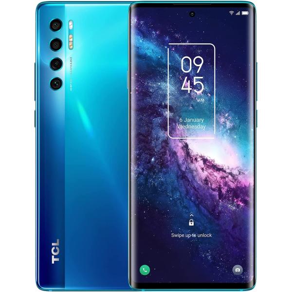 TCL 20 Pro 5G Unlocked Smartphone with 6.67” AMOLED FHD+ Display, 48MP OIS Quad Camera, 6GB+256GB, 4500mAh Battery, US 5G Verizon Cellphone, Marine Blue (Does not Support AT&T 5G)