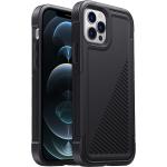 Elando Compatible with iPhone 12 Case and iPhone 12 Pro Case, Shockproof Protective Heavy Duty Tough Rugged Drop Protection Case for iPhone 12 6.1 Inch, Black