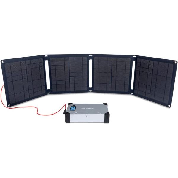 Voltaic Systems Arc 45W Solar Laptop Charger Kit | Includes Foldable Panel, USB-C PD Battery Power Bank and 2 Year Warranty | Powers Laptops Including MacBook
