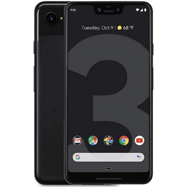 Google Pixel 3 64GB Unlocked GSM & CDMA 4G LTE - Just Black (Renewed)